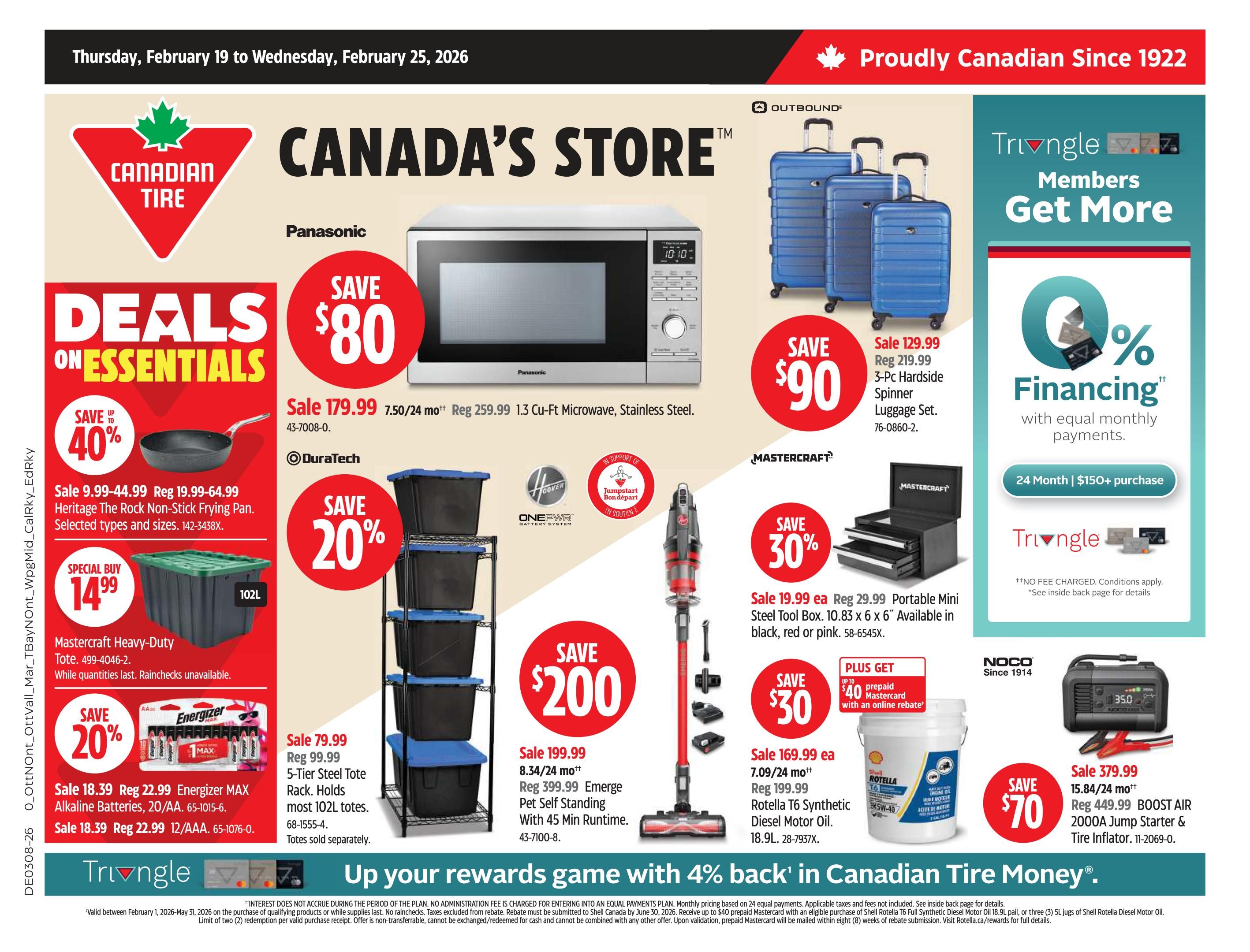 Canadian Tire Flyer From February 20 to 26 2026