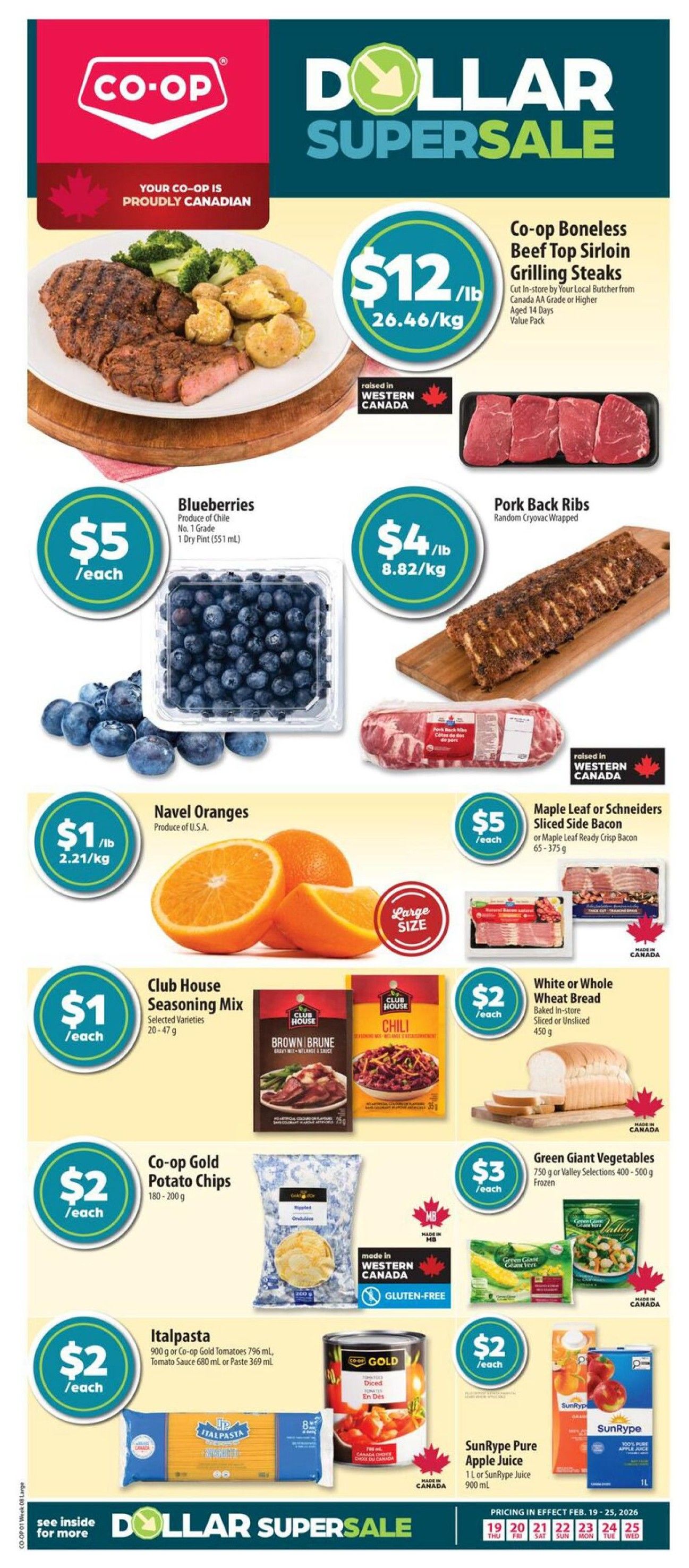 Co op Food Flyer From February 19 to February 25 2026