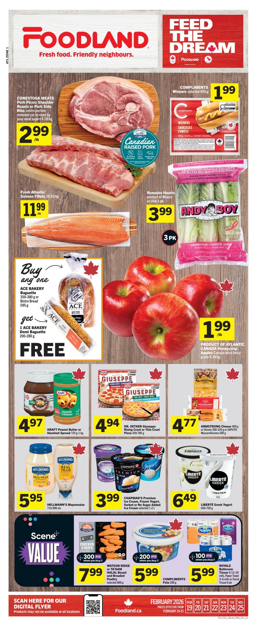 Foodland (Atlantic) Flyer From February 19 to February 25 2026
