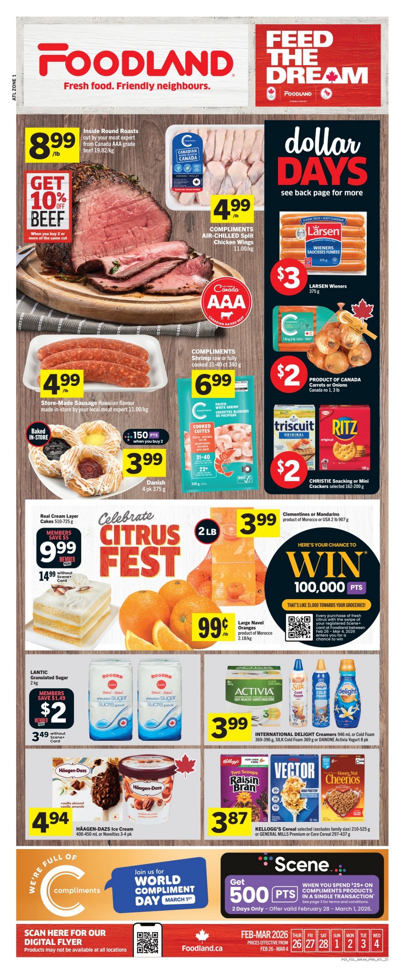 Foodland (Atlantic) Flyer From February 26 to March 4 2026