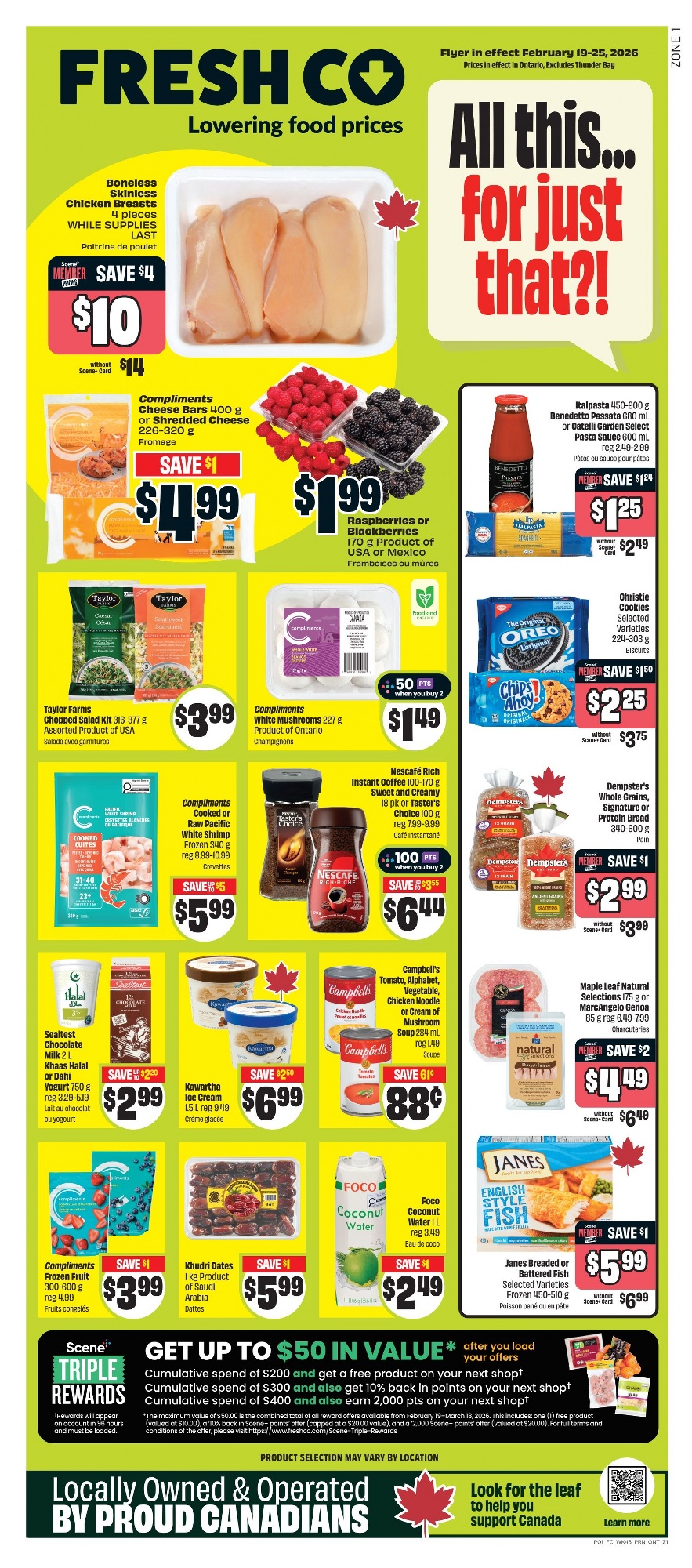 FreshCo (On) Flyer From February 19 to February 25 2026