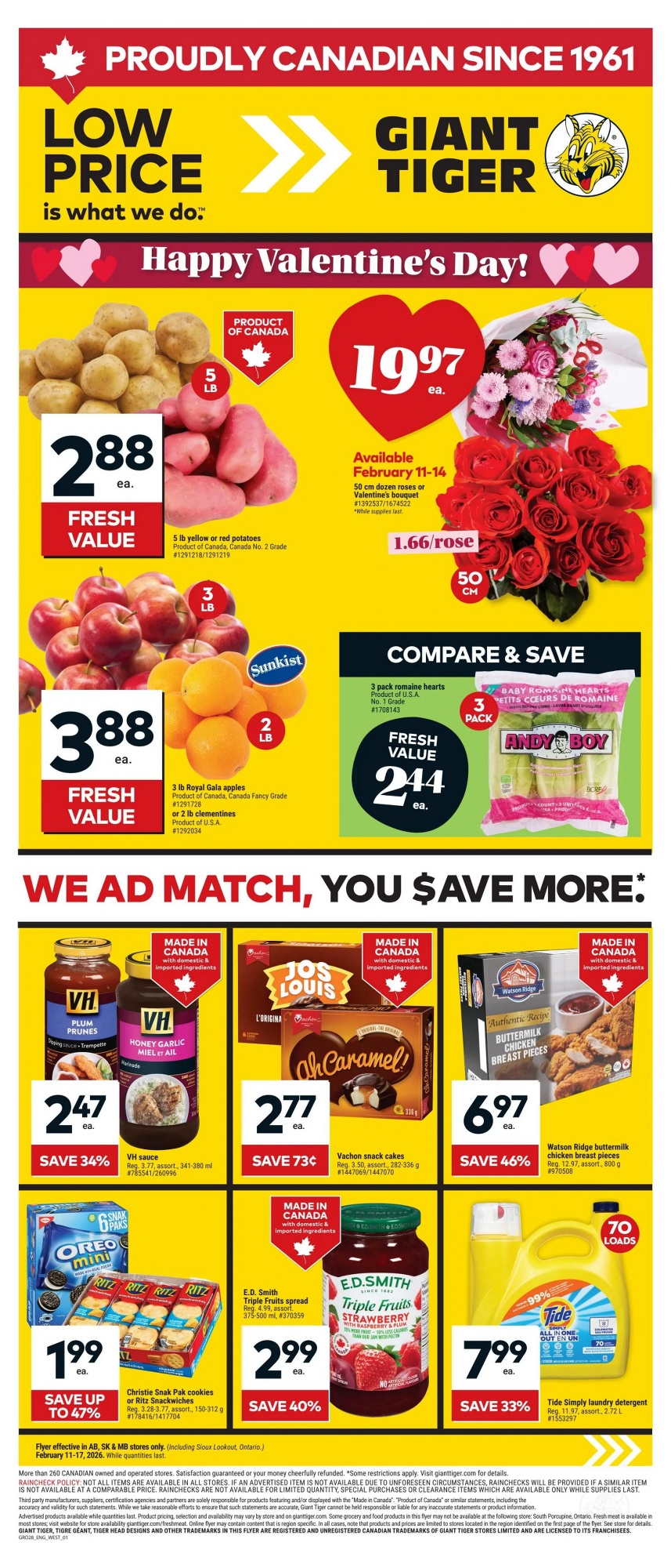 Giant Tiger (West) Flyer From February 11 to February 17 2026