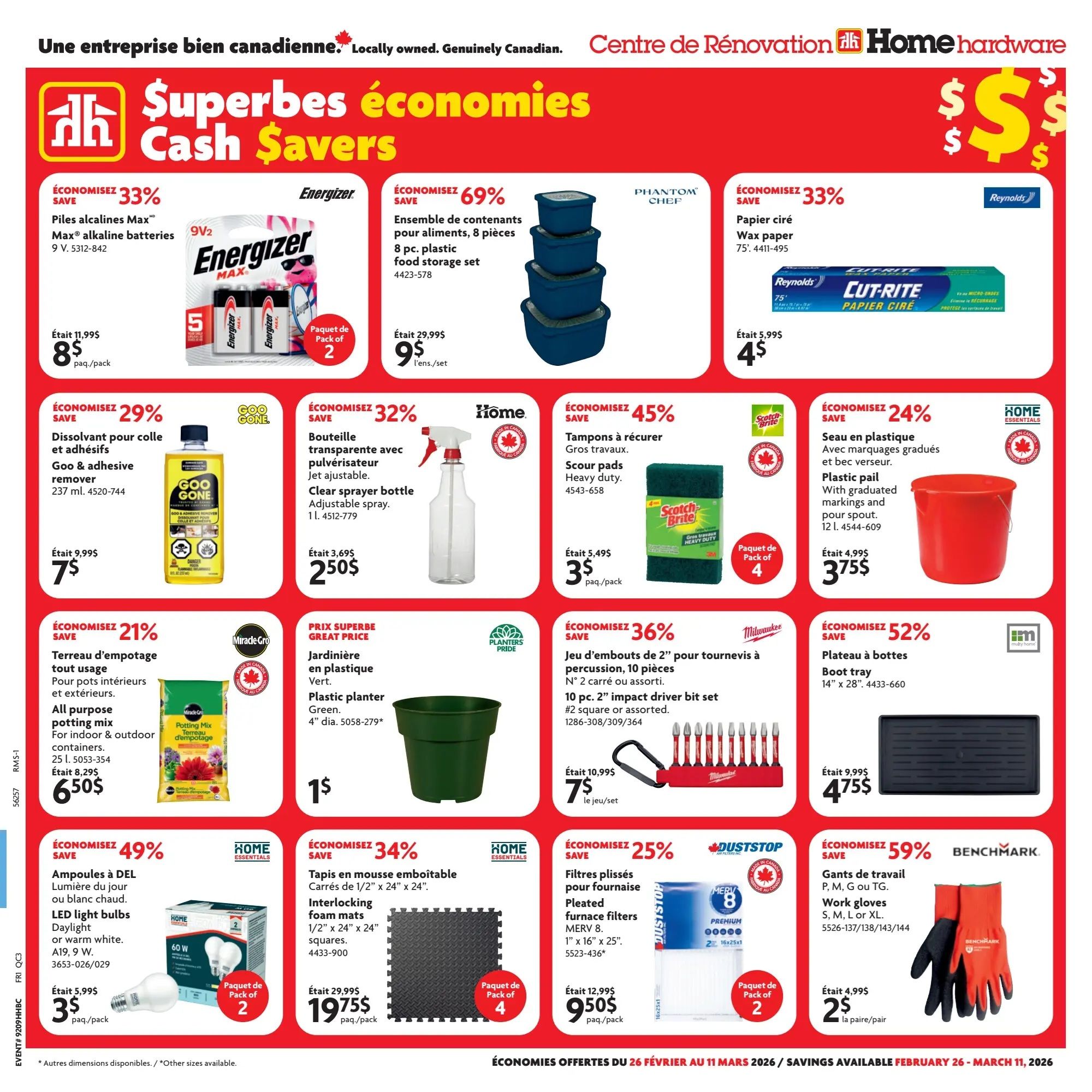 Home Hardware (ON) Flyer From February 26 to March 11 2026