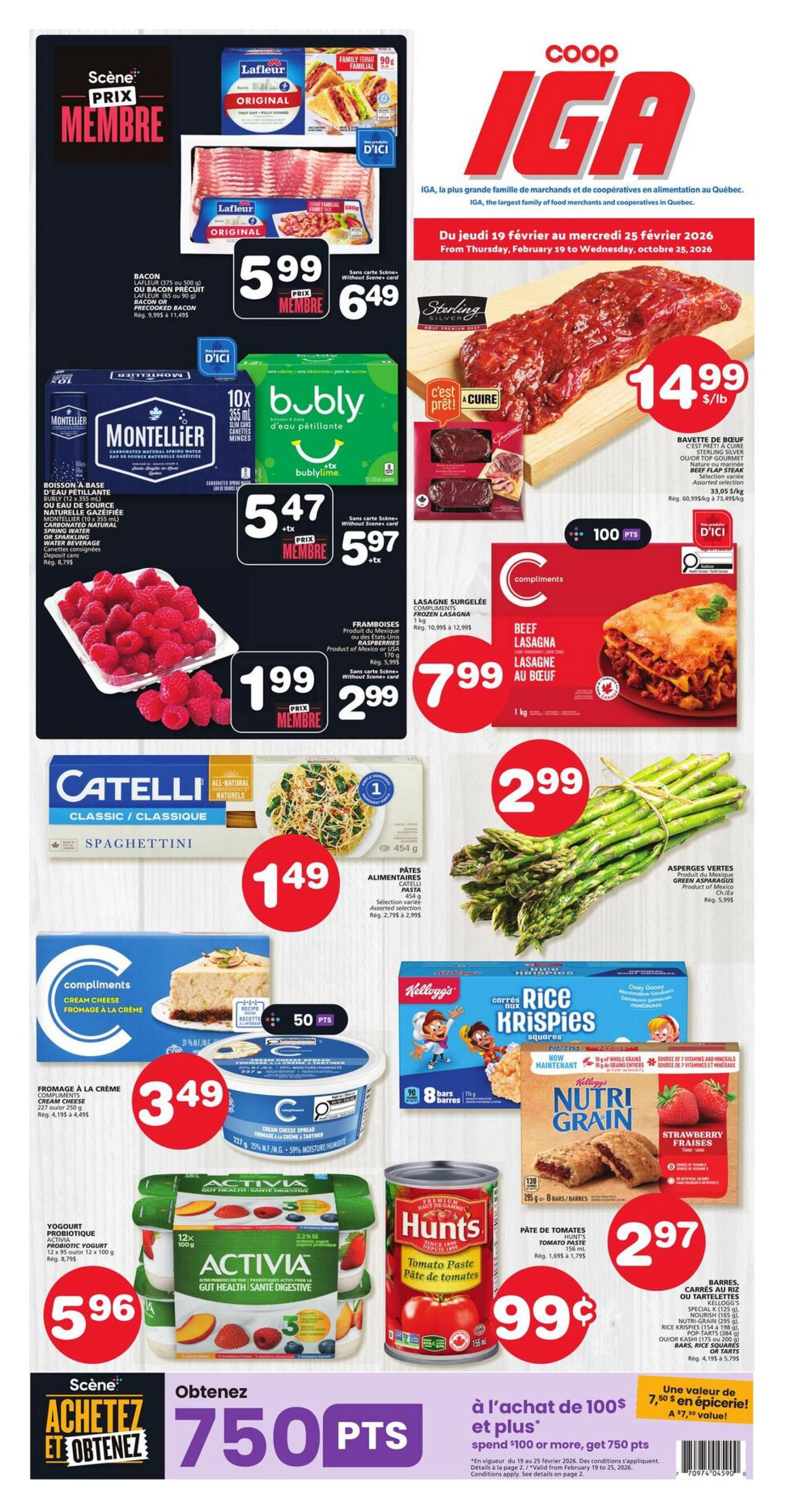 IGA (QC) Flyer From February 19 to February 25 2026