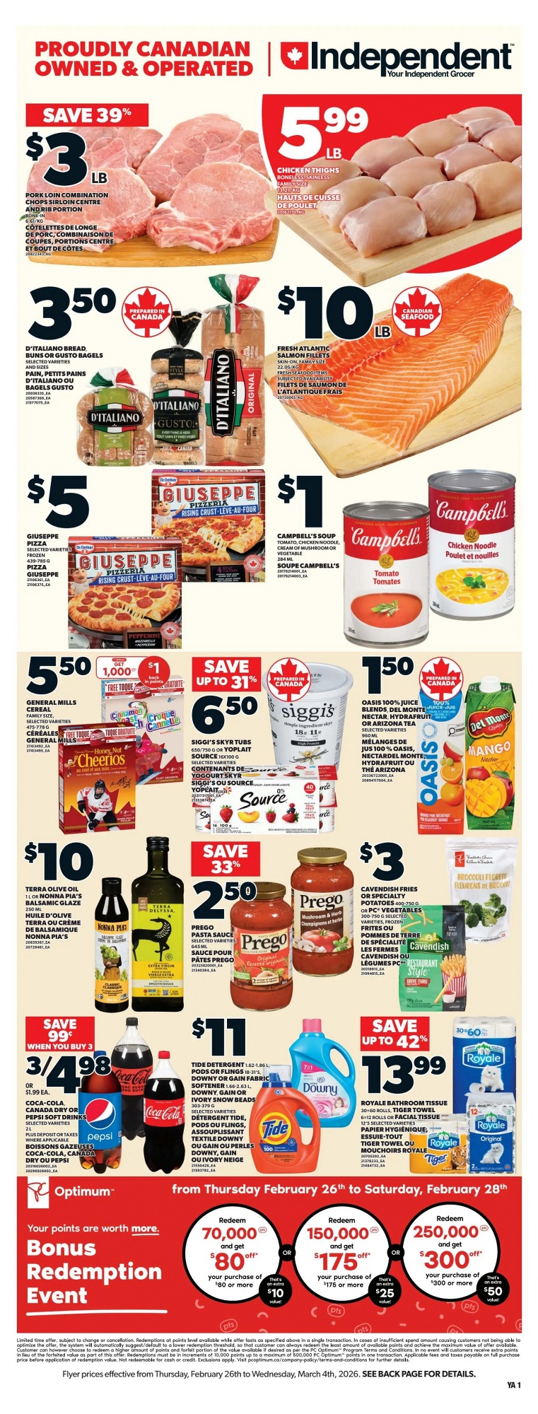 Independent Grocer (Atlantic) Flyer From February 26 to March 4 2026