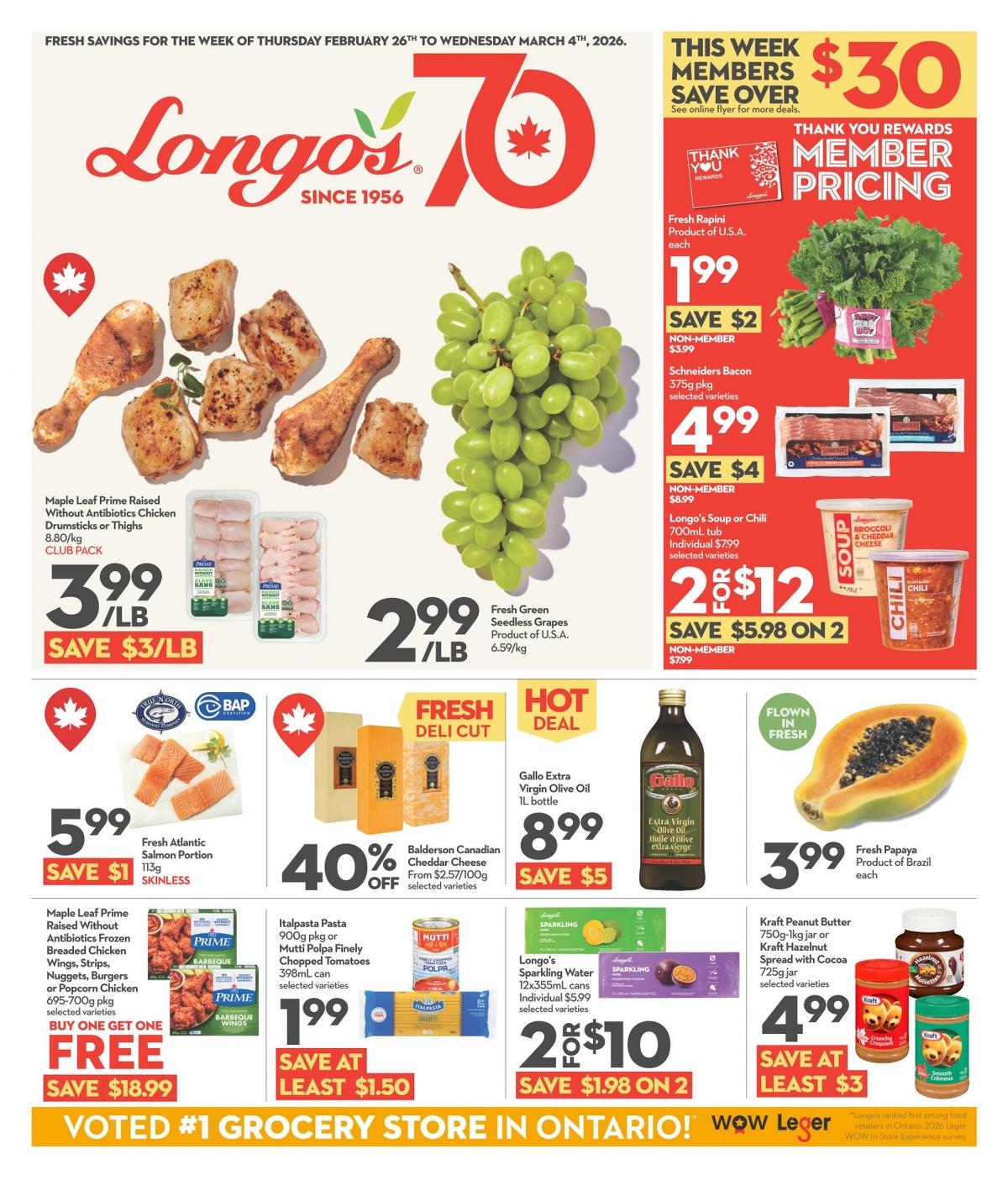 Longo’s Flyer From February 26 to March 4 2026