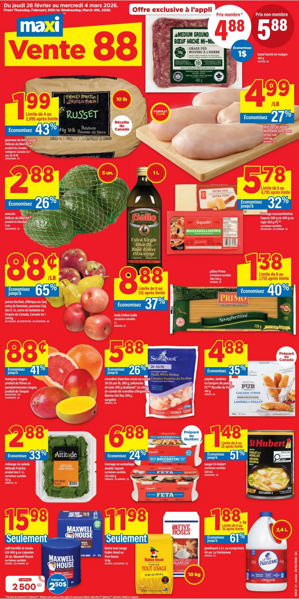 Maxi Flyer From February 26 to March 4 2026