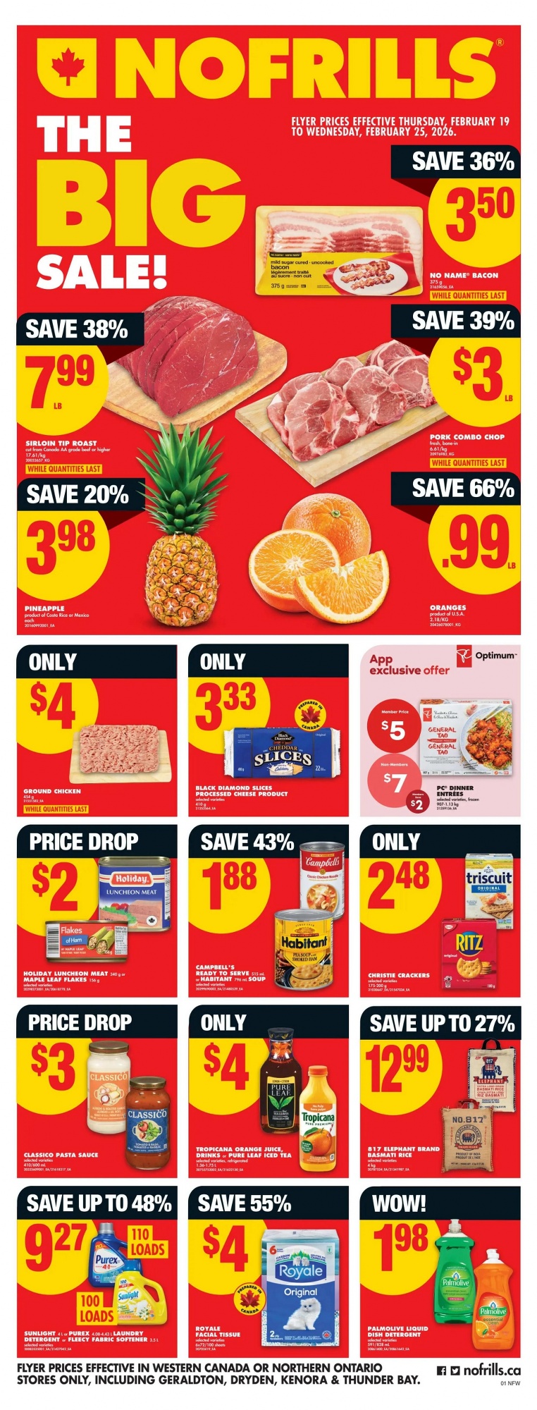 No Frills (West) Flyer From February 19 to February 25 2026