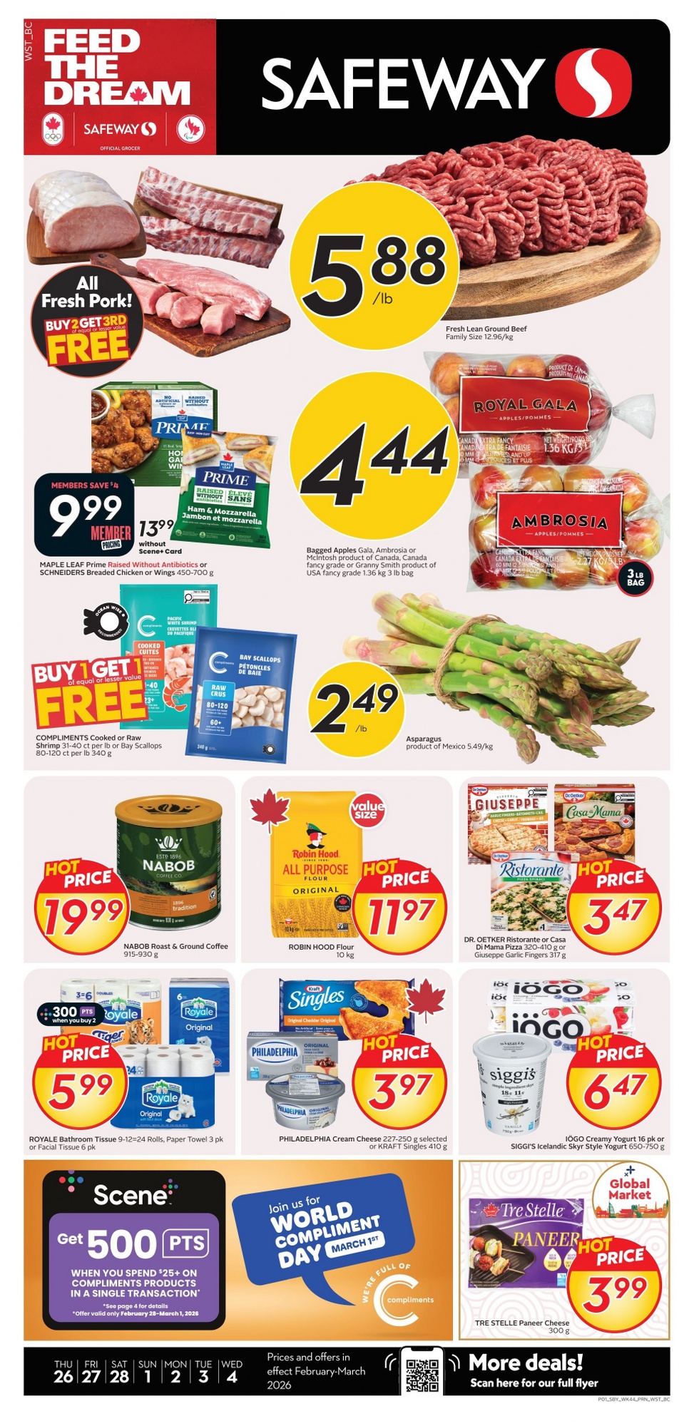 Safeway Flyer From February 26 to March 4 2026
