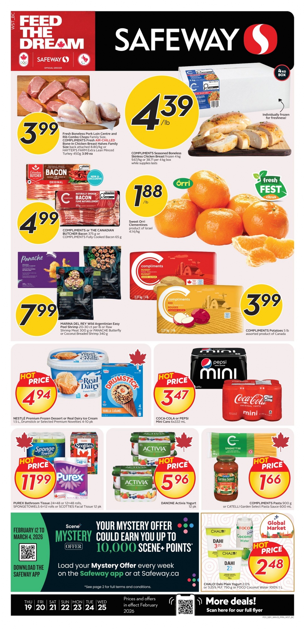 Safeway Flyer From February 19 to February 25 2026