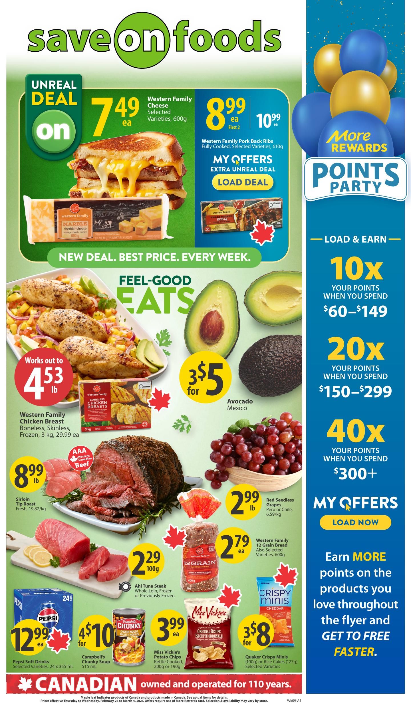 Save On Foods (BC) Flyer From February 26 to March 4 2026