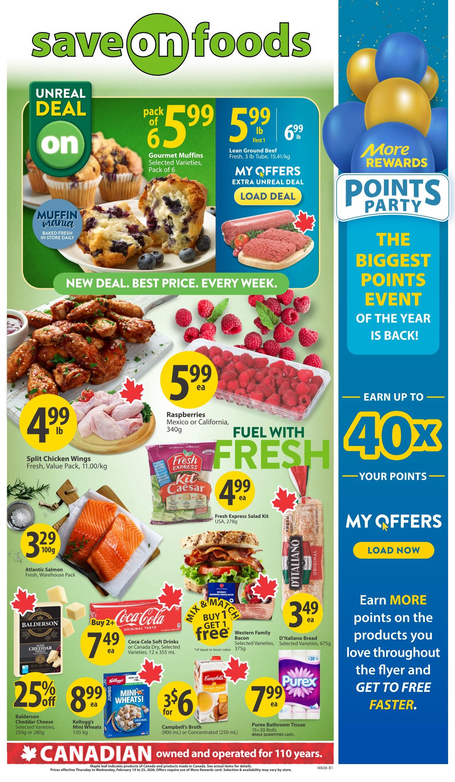 Save On Foods (AB) Flyer From February 19 to February 25 2026