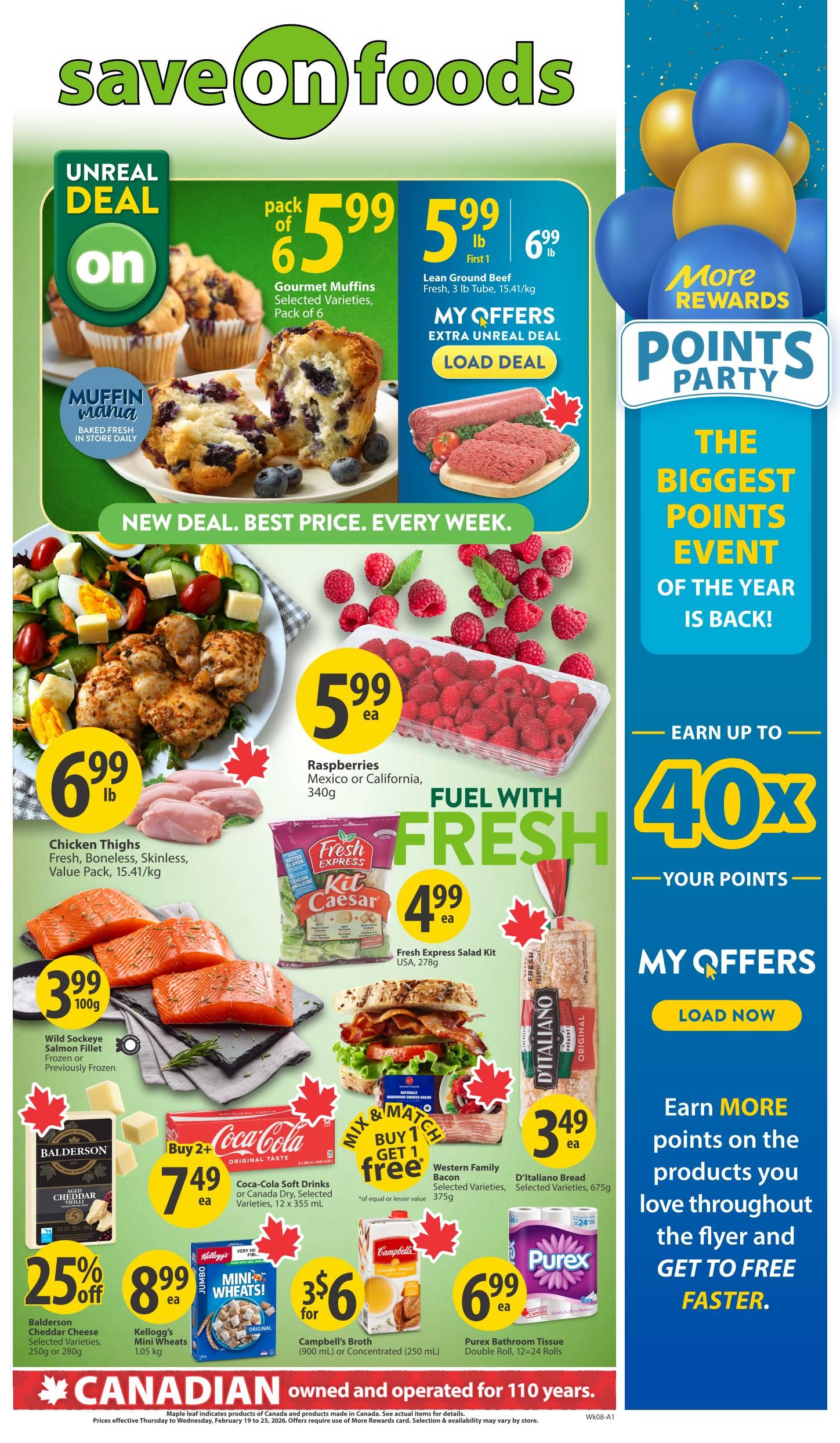 Save On Foods (BC) Flyer From February 19 to February 25 2026