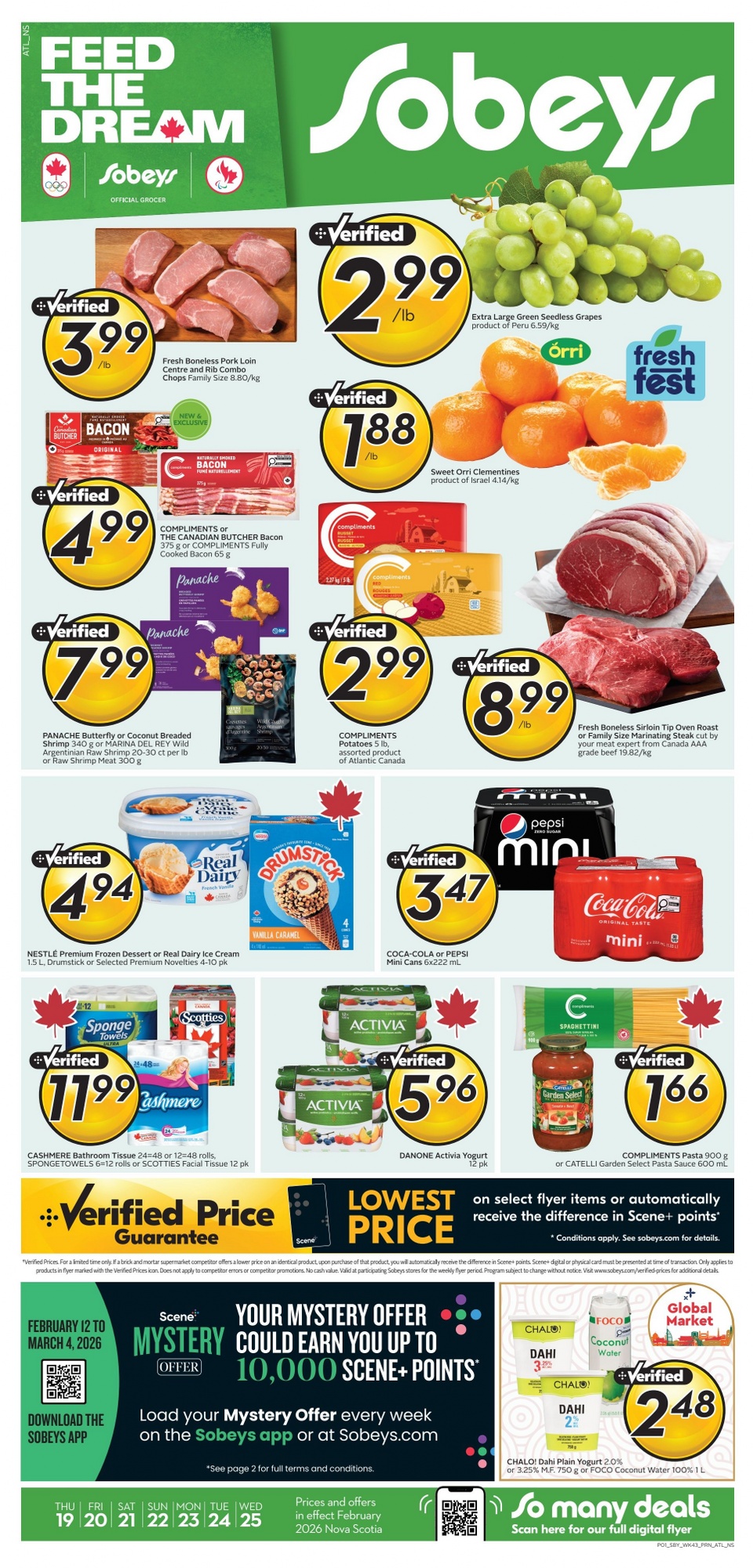 Sobeys (Atlantic) Flyer From February 19 to February 25 2026