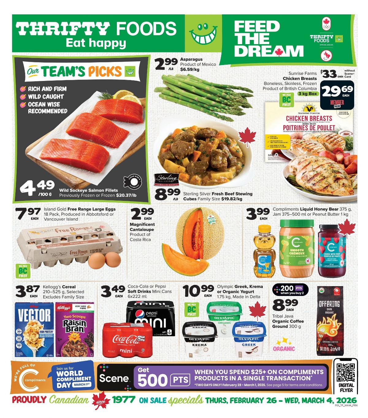 Thrifty Foods Flyer From February 26 to March 4 2026