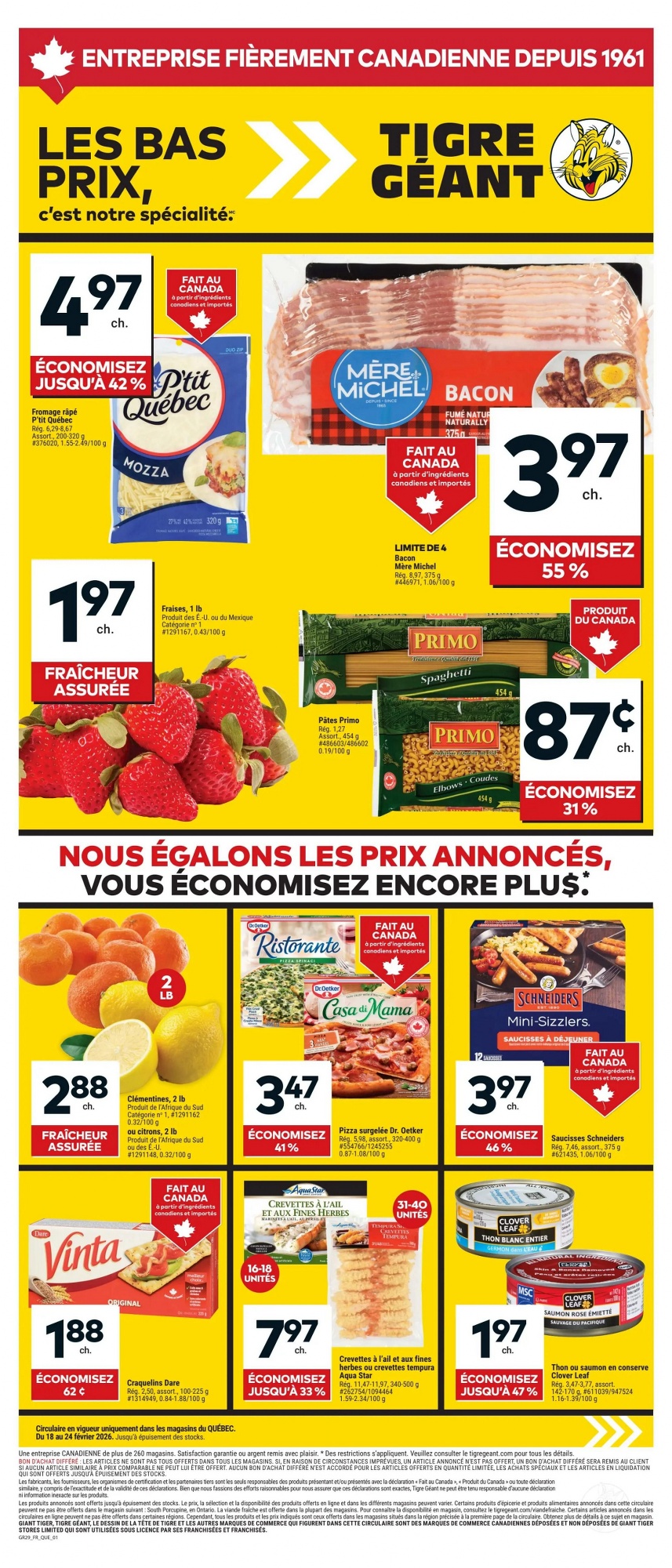 Tigre Giant Flyer From February 18 to February 24 2026