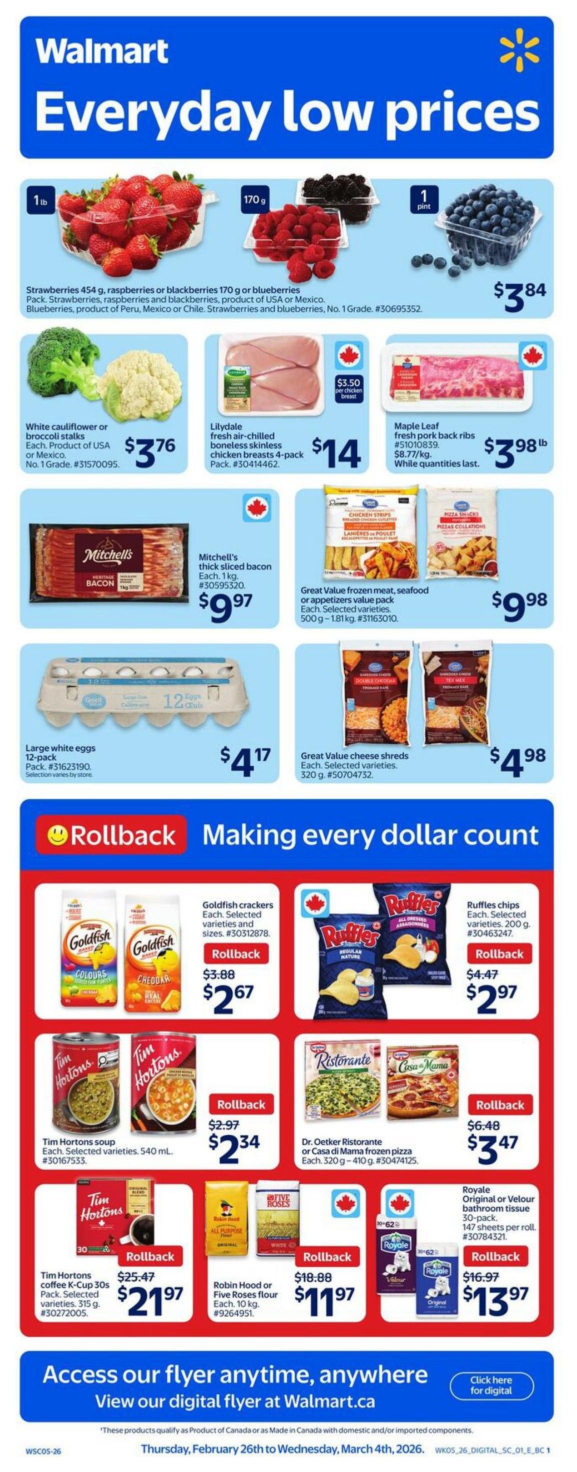 Walmart (West) Flyer From February 26 to March 4 2026