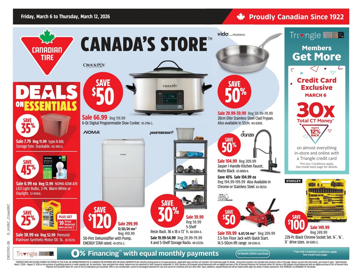 Canadian Tire Flyer March 6 to March 12 2026