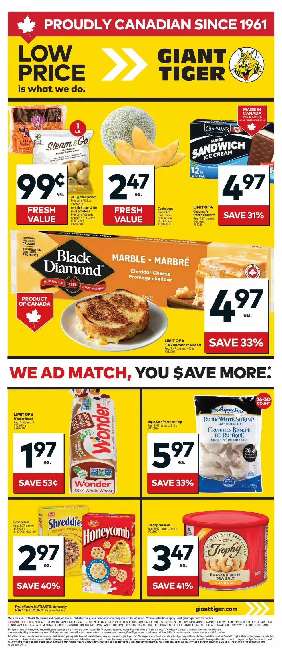 Giant Tiger (Atlantic) Flyer March 11 to March 17 2026