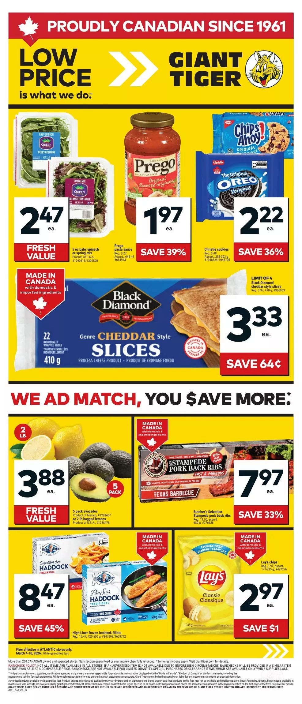 Giant Tiger (Atlantic) Flyer March 4 to March 10 2026