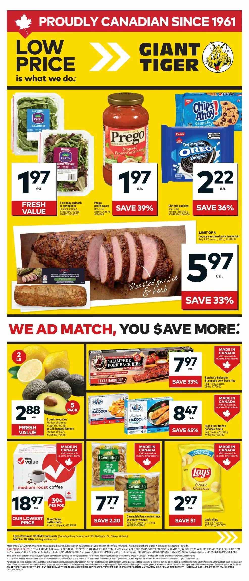 Giant Tiger (On) Flyer March 4 to March 10 2026