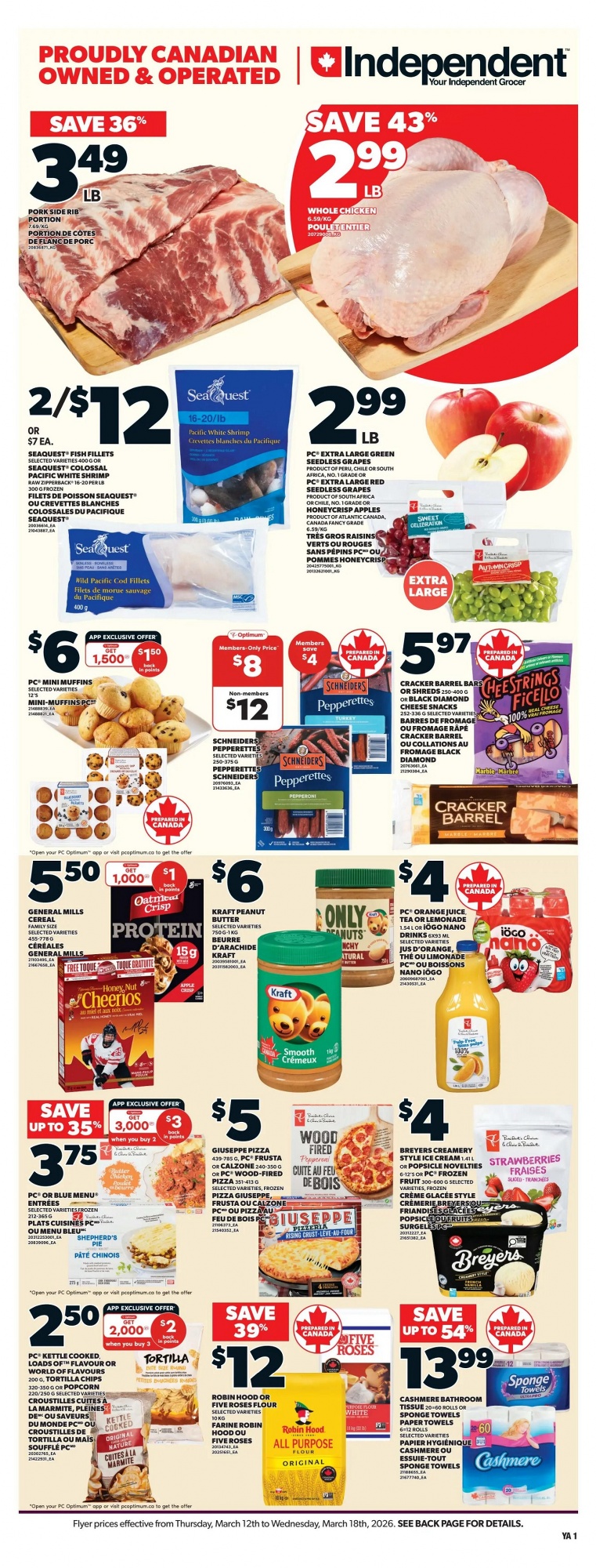 Independent Grocer (Atlantic) Flyer March 12 to March 18 2026