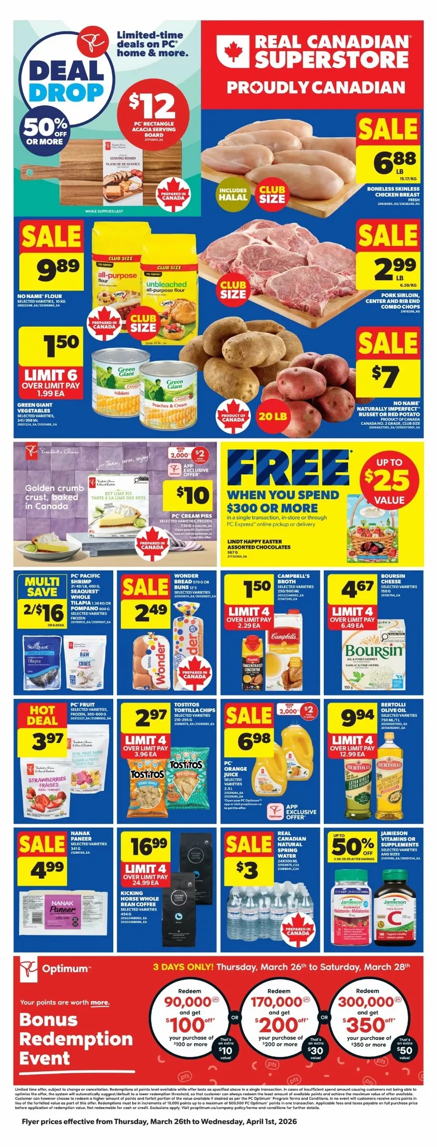 Real Canadian Superstore Flyer (West) March 26 to April 1 2026