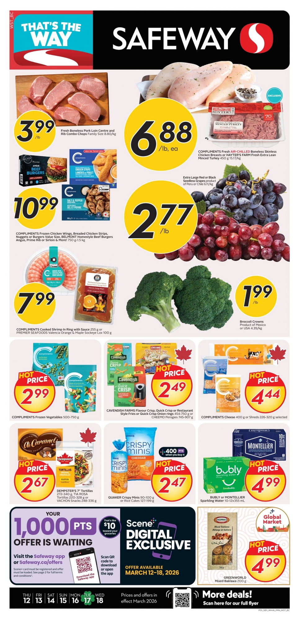 Safeway Flyer March 12 to March 18 2026