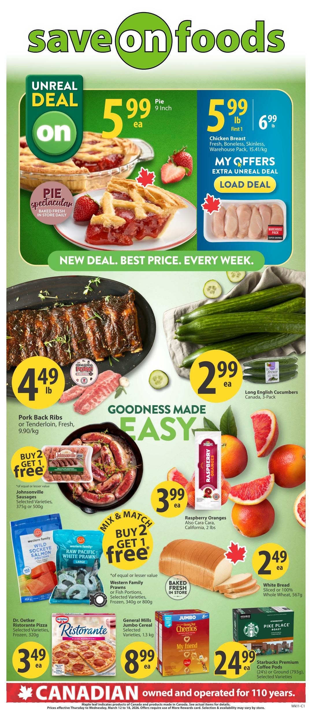Save On Foods (SK) Flyer March 12 to March 18 2026