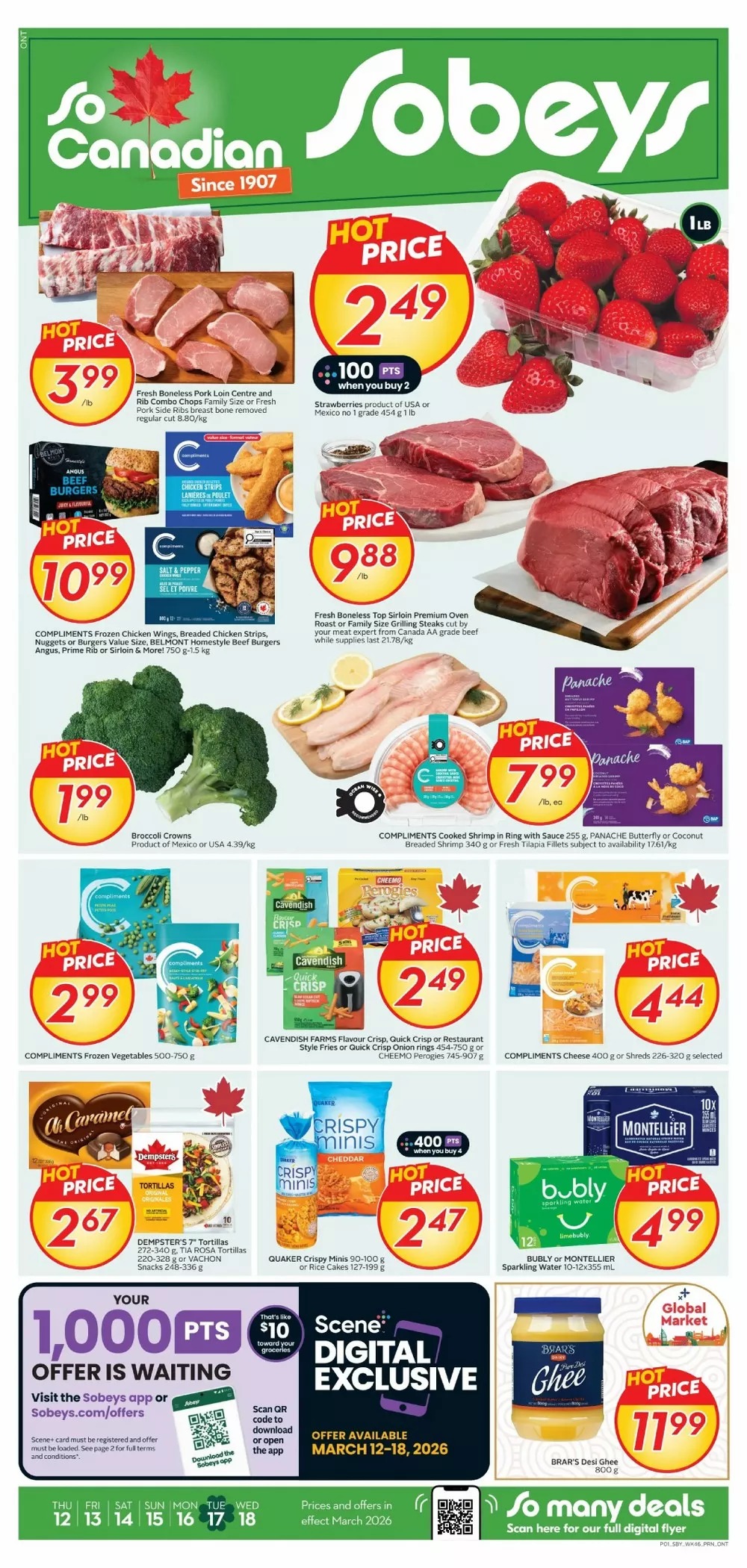 Sobeys (ON) Flyer March 12 to March 18 2026