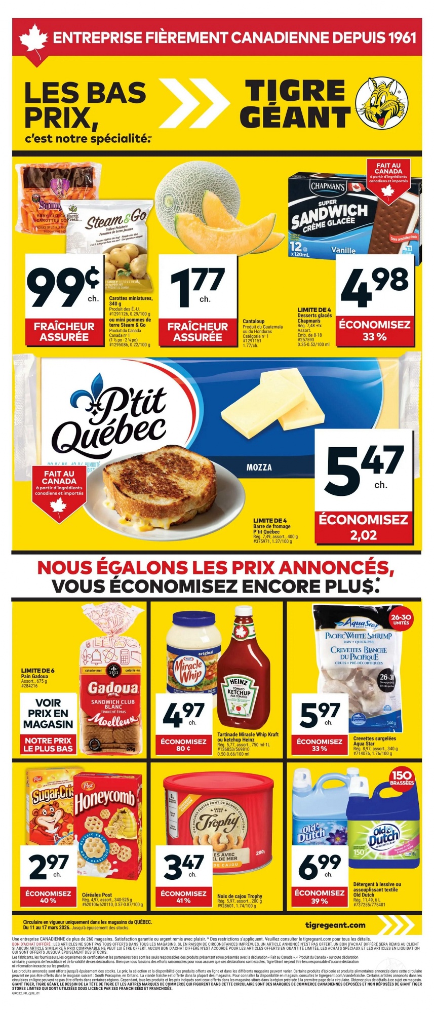 Tigre Giant Flyer March 11 to March 17 2026