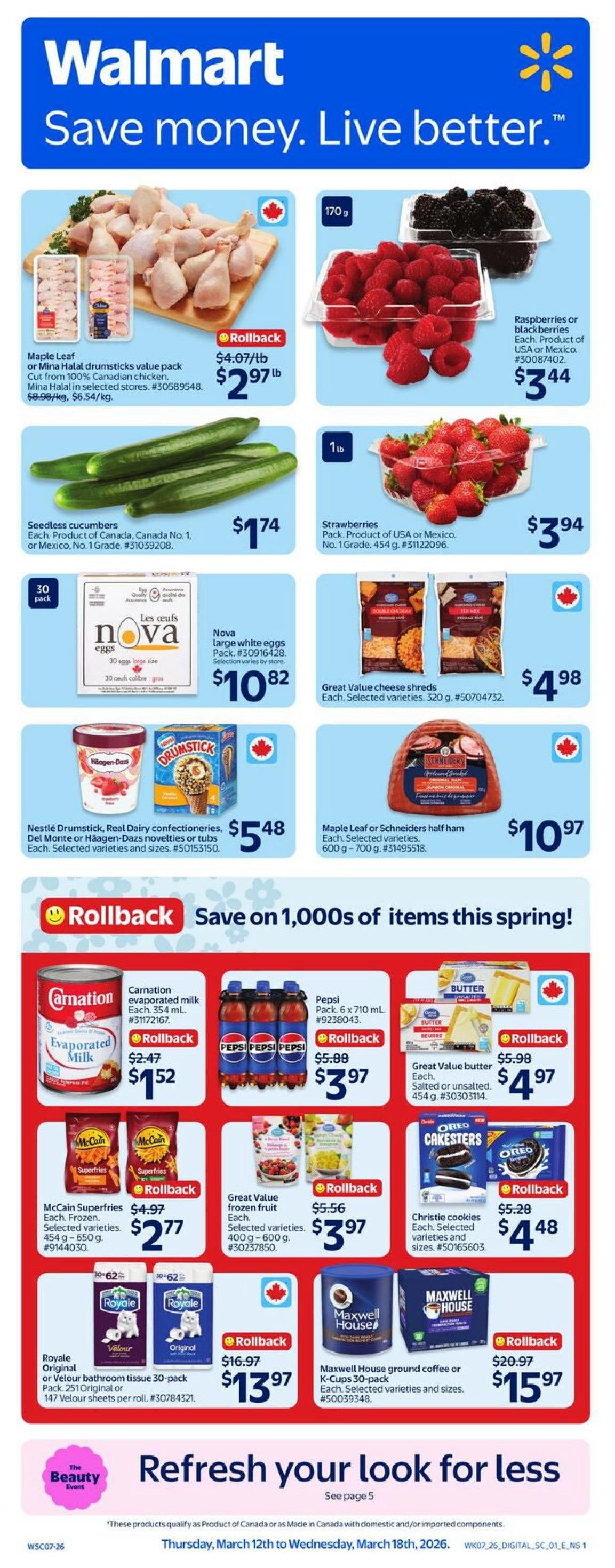 Walmart (Atlantic) Flyer March 12 to March 18 2026