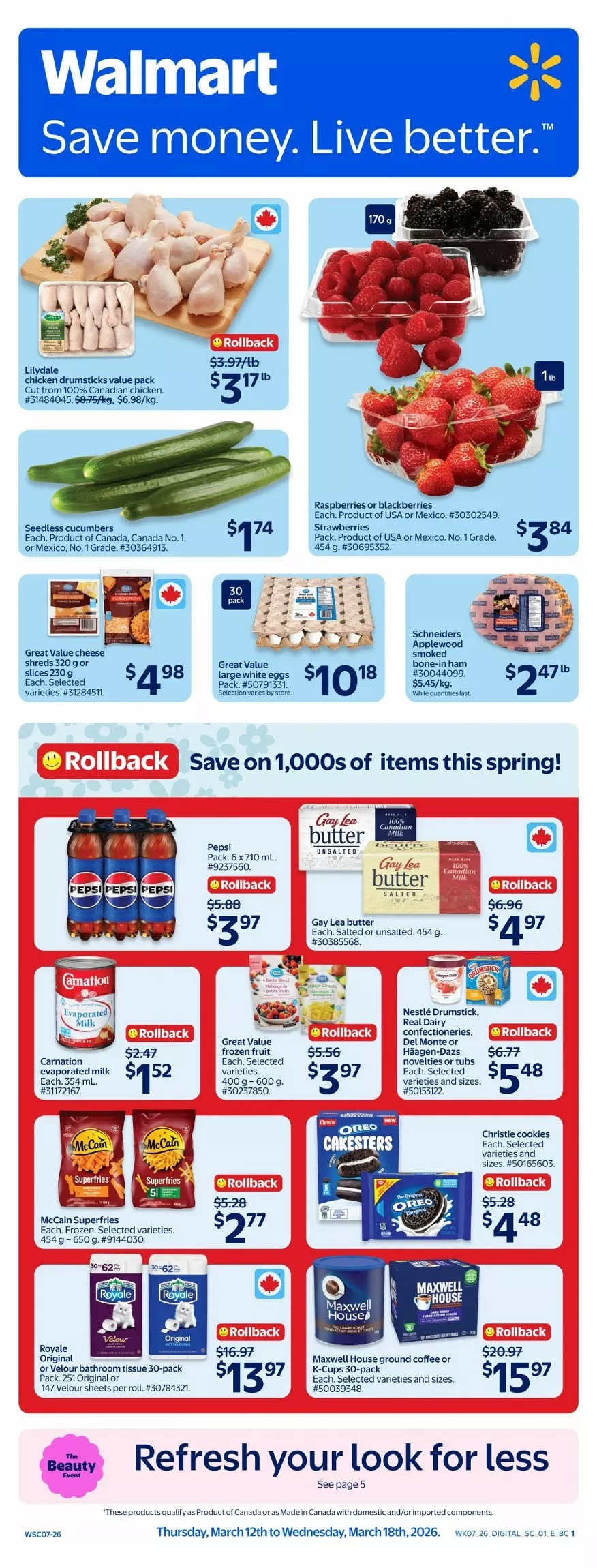 Walmart (West) Flyer March 12 to March 18 2026