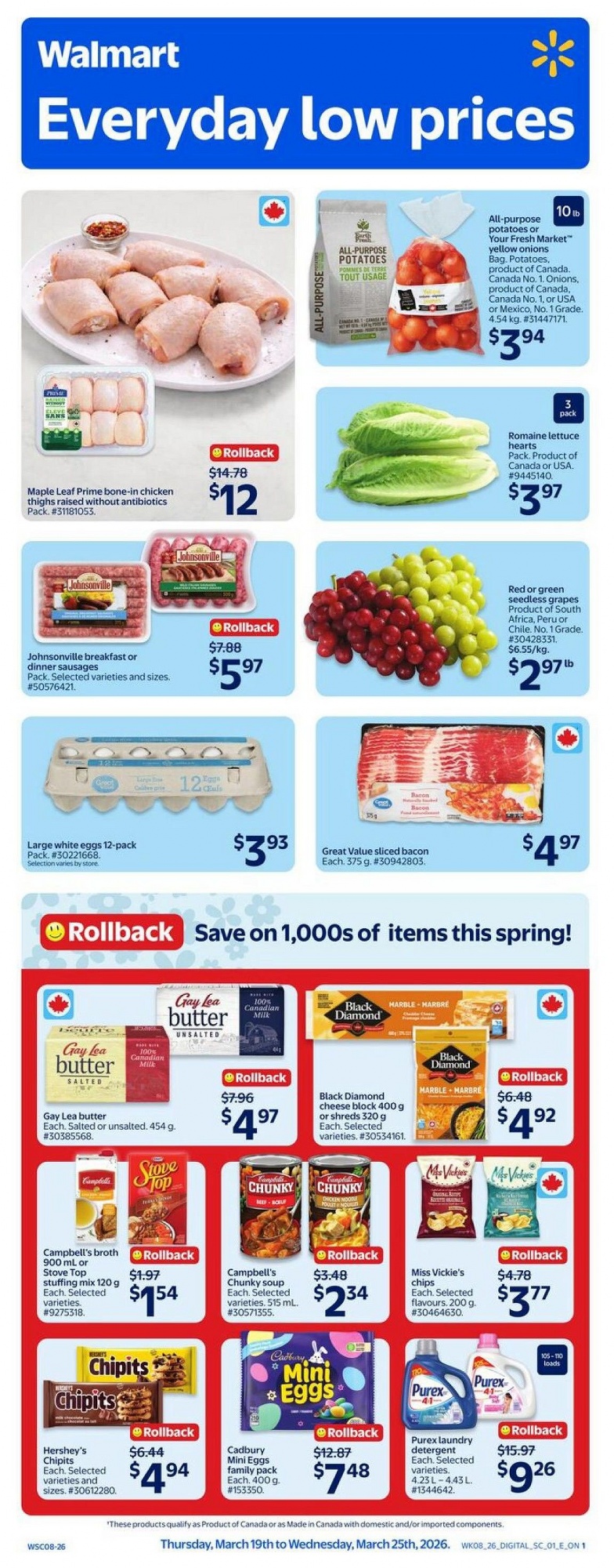 Walmart (ON) Flyer March 19 to March 25 2026