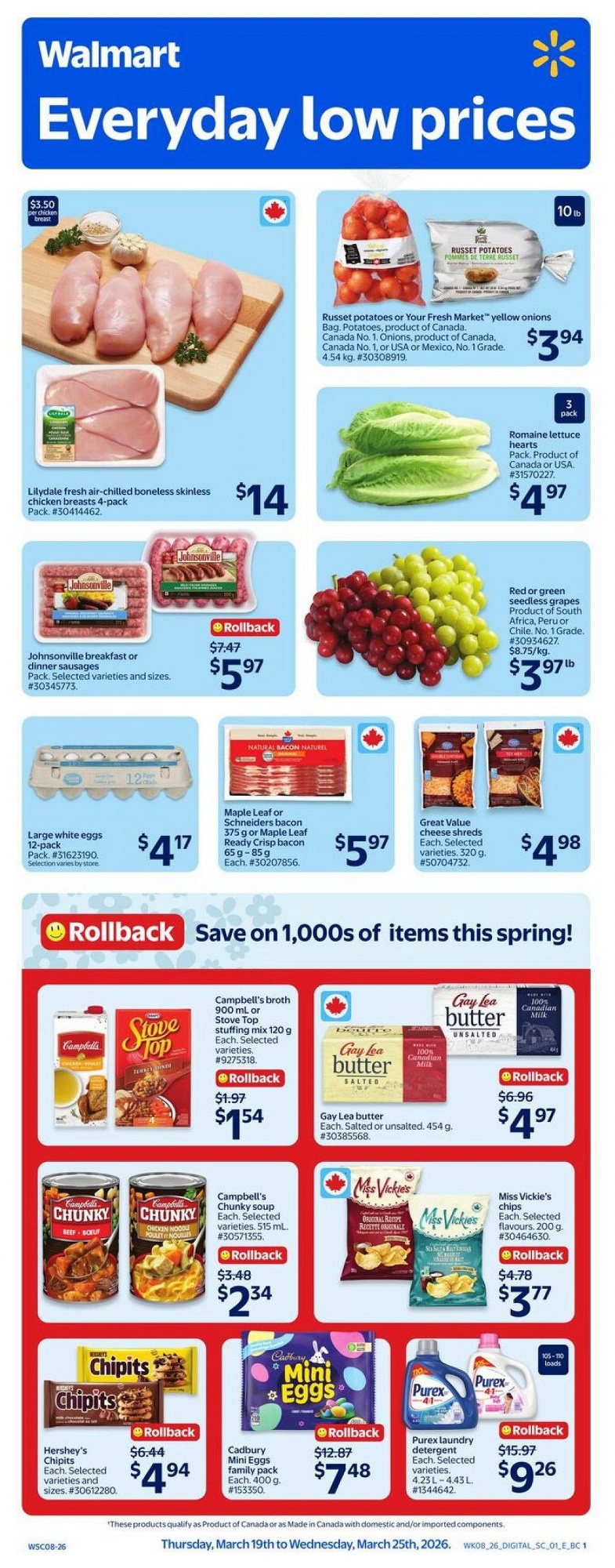 Walmart (West) Flyer March 19 to March 25 2026