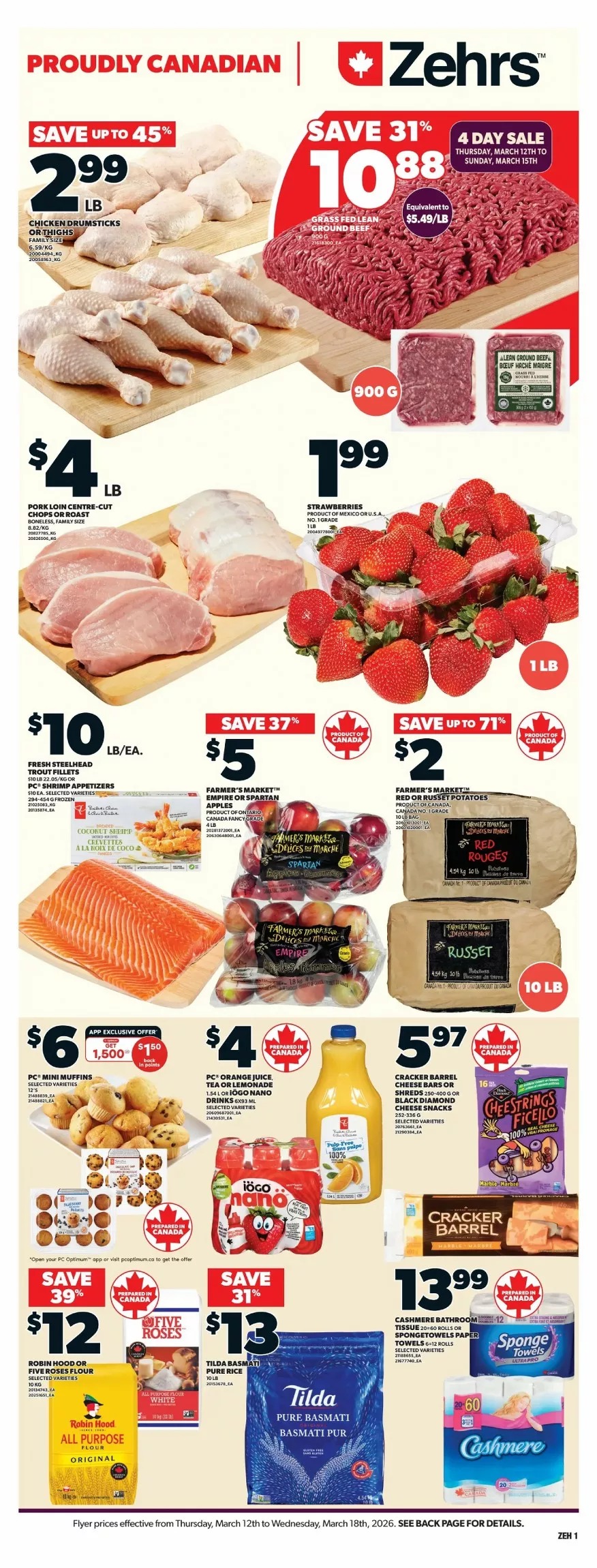 Zehrs Flyer March 12 to March 18 2026